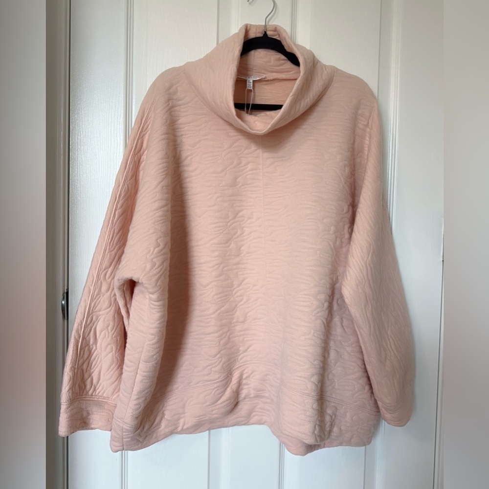Workshop Republic Clothing Blush Cowl Neck Sweater - Picture 2 of 9